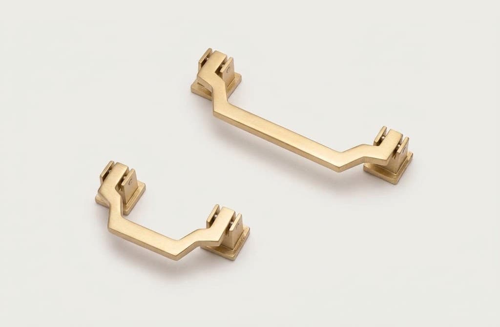 Golden Zinc Alloy Cabinet Handle Beautiful Cabinet Pull