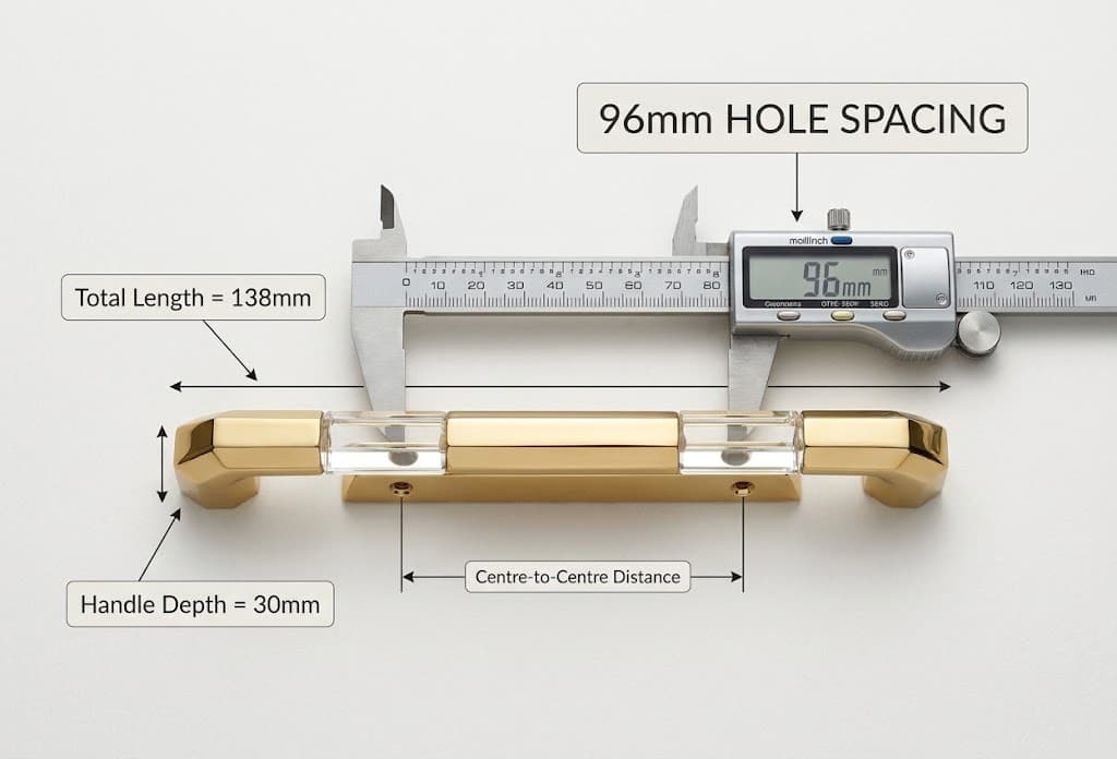 Cabinet Handle Size Guide for Drawers, Doors and Wardrobes