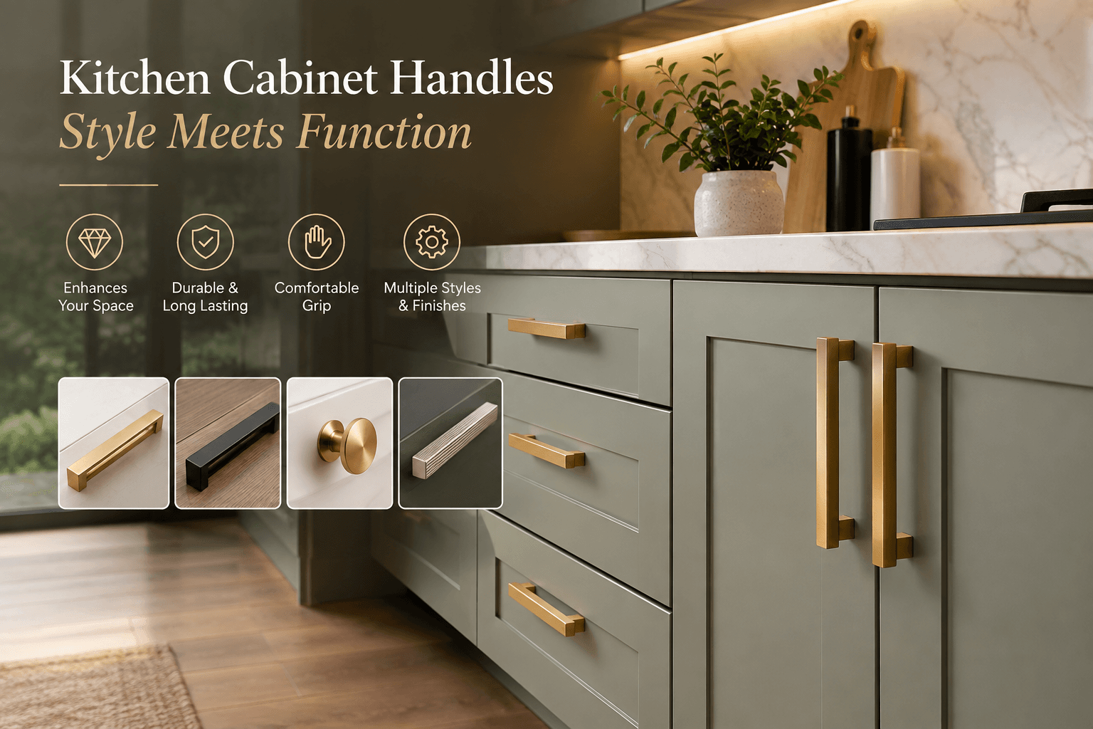 Kitchen Cabinet Handles: Style Meets Function
