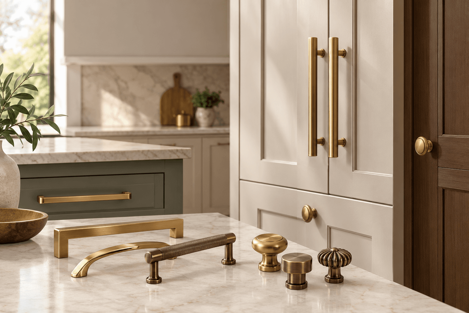 Brass Cabinet Handles and Knobs in Pakistan | Siqbal Hardware